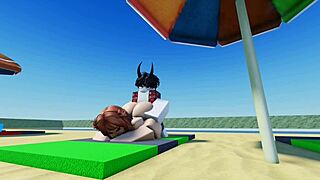 día especial de playa with big tits and ass