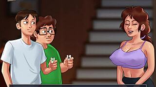 in summertime saga 217 the characters feel deep emotions and connections through amateur acting