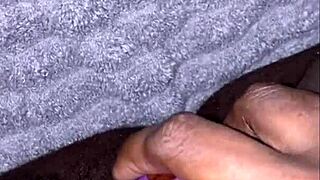 Ebony BBW Feels Intense Pleasure in Pussy Play and Squirting