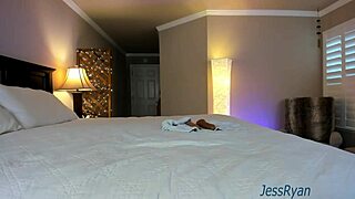 jess ryan performs a long sloppy gagging wet dildo blowjob in her private show