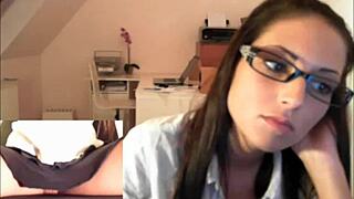 cute girl teases cock on webcam 😘