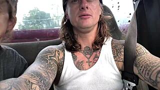 slut sucking dick in amateur blowjob session