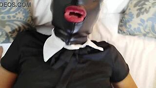 Latina Girlfriend in Catsuit Banged Hard by Master