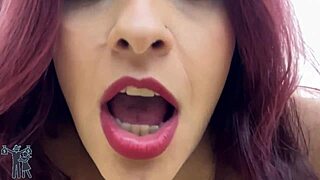 Latina Brunette Proves No Viagra Needed with Passionate Handjob and Femdom