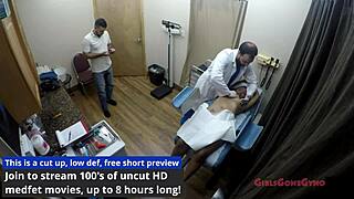 Melany Lopez undergoes her immigration physical examination