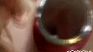 this horny wife masturbates with toys