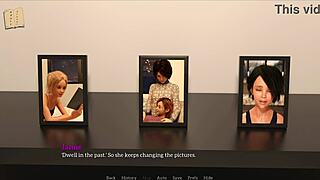 Sharing my new memories from the game featuring a brunette character.