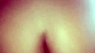 Petite Mexican teen rides dick reverse cowgirl style in bedroom