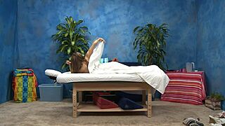 Hot 18 year old beauty gets drilled hard by an older guy in steamy action.