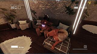 Candy and her friend become succubi, draining Viper dry in the USA