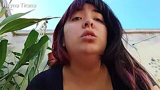 Latina's Intense Terrace JOI: Follow Her!