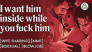 Wife's Christmas Party Bisexual DP In Every Hole