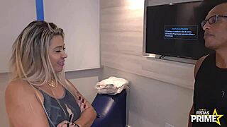 Cop and hot blonde action! 😉