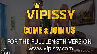 Creamy blondes in lesbian piss scene from Vipissy