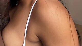 Sloppy Blowjob On Video Call With Husband!