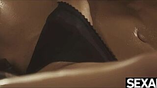 naked lesbians massage and lick each other's wet pussy