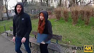 Passionate cheating with big-titted stranger