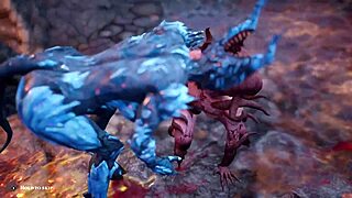 Succubus Frost Onoskelis Engages In Bisexual Sex In The Game