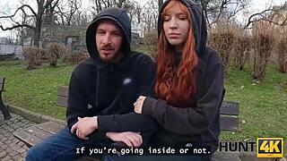 Passionate cheating with big-titted stranger