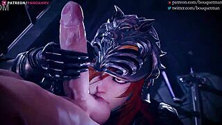 This young girl is on the floor getting her ass played with in the hospital 😈