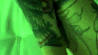 Gamer girlfriend's shaved pussy gets anal free use and facial