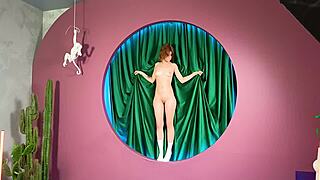 Is This Nude Erotic Broadcast Teasing Shaved Pussies Outdoors?