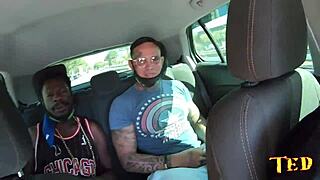 Naughty Wife in Ted's Car Ride