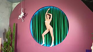 Is This Nude Erotic Broadcast Teasing Shaved Pussies Outdoors?