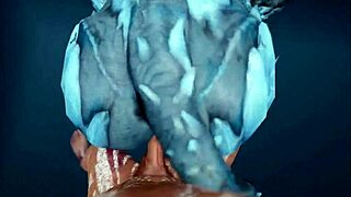 Succubus Frost Onoskelis Engages In Bisexual Sex In The Game