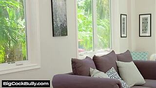 Naughty America Ivy Lebelle helps her son with a big cock