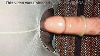 Wet Shaved Pussy Creampie With Dildo