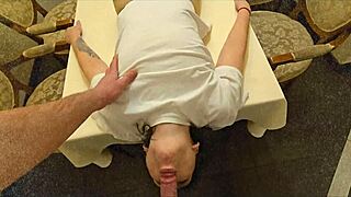 Step Sister Helps Step Brother Cum Quick in Her Pussy Pantyhose