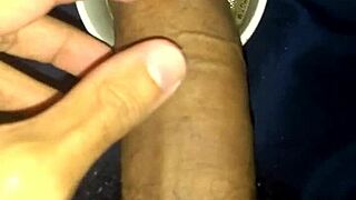 hey, watch me piss on this big cock, old monster dick getting soaked in the can.