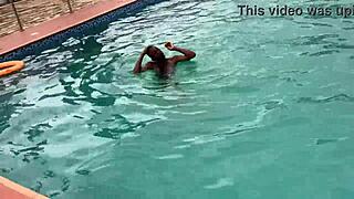 after the pool, i fucked that fat bitch hard until cumshot.