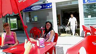 Watch this horny brunette amateur squirt and cum hard in hardcore fucking, contrasting her innocent look.