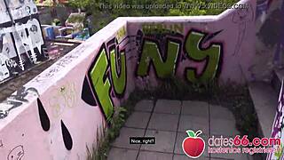 Pov pickups european blonde milf sophie logan fucked on stairss in publick