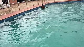 after the pool, i fucked that fat bitch hard until cumshot.