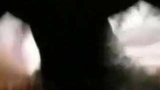 Ebony amateur Lizzy rides a massive fat cock in homemade video