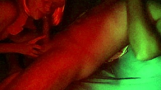 Young girl gives deepthroat blowjob to her boss