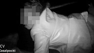 GLORY HOLE CROSSDRESSER TAKES THICK COCK FROM FRIEND IN CABIN