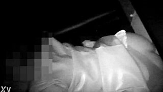 GLORY HOLE CROSSDRESSER TAKES THICK COCK FROM FRIEND IN CABIN