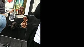 Big ass in tight jeans, teen latina caught on camera.