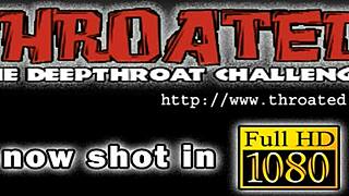 Teen slut sucks cock hard for cum on face!