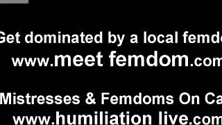 hey, your tiny 18+ penis is pathetic under my femdom domination