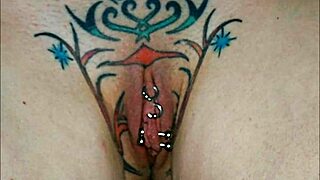 crystal butterfly, pussy music tattoo