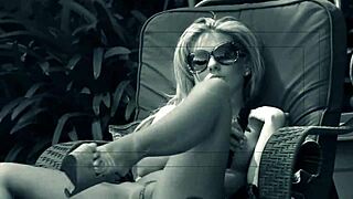 Mom Aubrey Adams Rubs and Fucks Outdoors in Sun