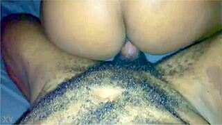 omg, ebony riding monster cock 💦