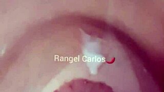 Want to see this brunette pornstar swallow cum off her tits after sucking cock?