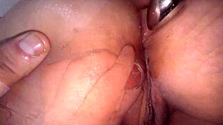 pov i slide the anal plug into that fat whore's ass