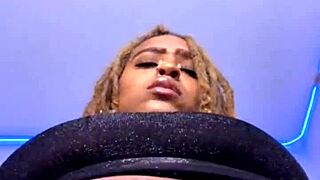 gaia sits on your face with her hairy pussy and dirty talk